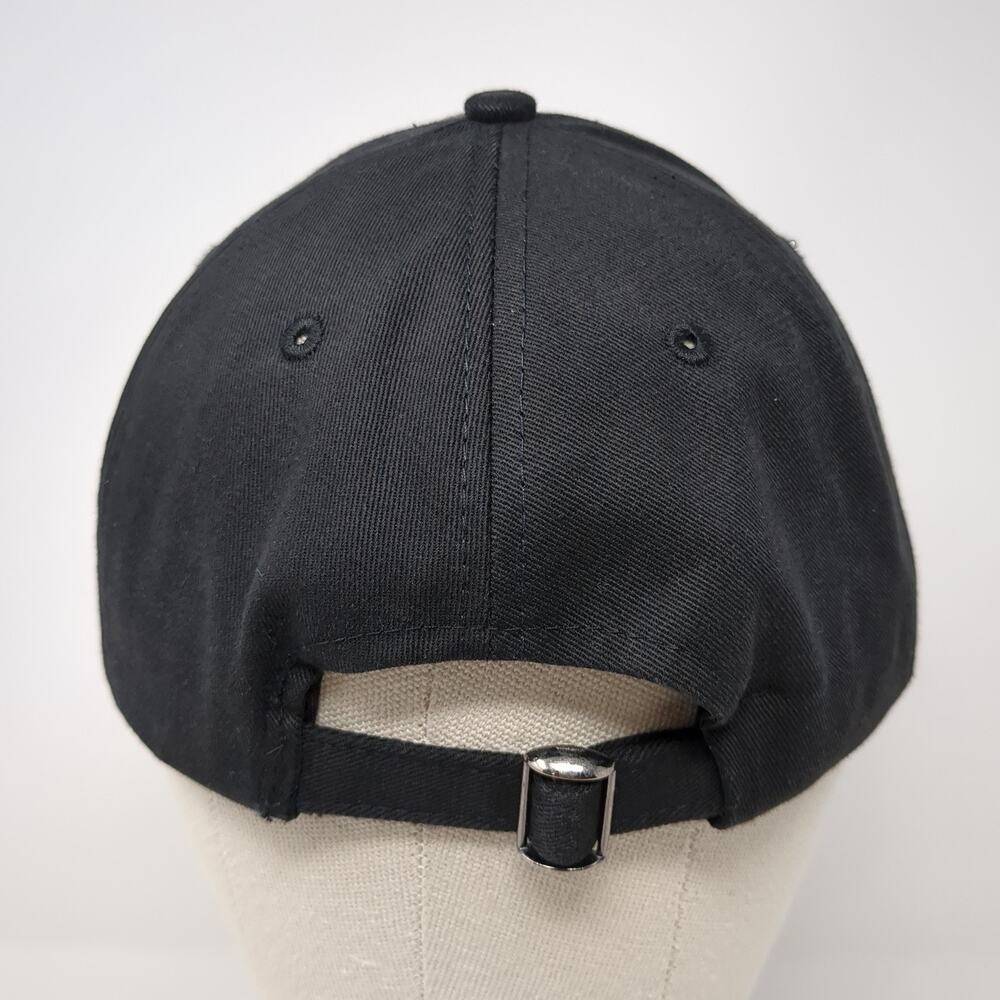 Double R Slideback Baseball Cap Black One Size Adjustable Threads Uniform Agency - Picture 6 of 9